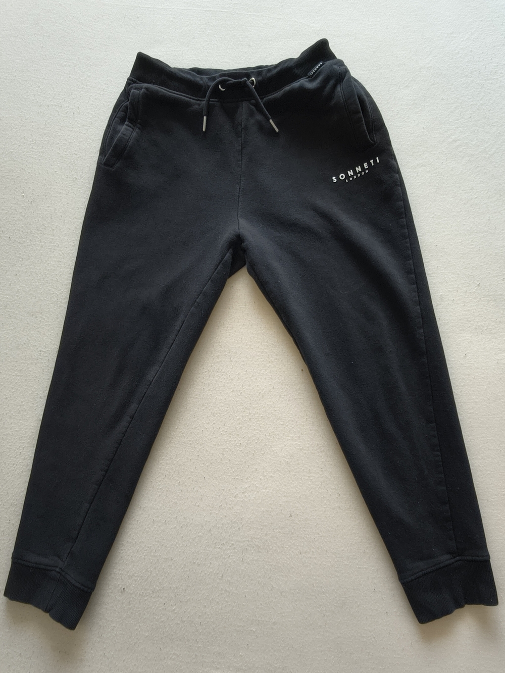 Sonneti London Black Joggers Men’s S Teen Fit